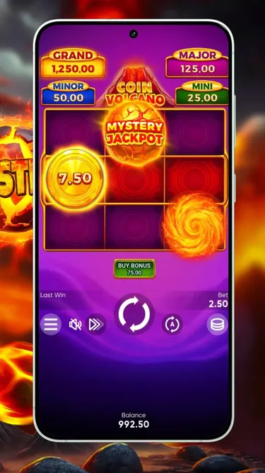 Volcanoes Coin Screenshot